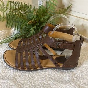 BORN B.O.C. Gladiator Flat Vegan Leather Sandals